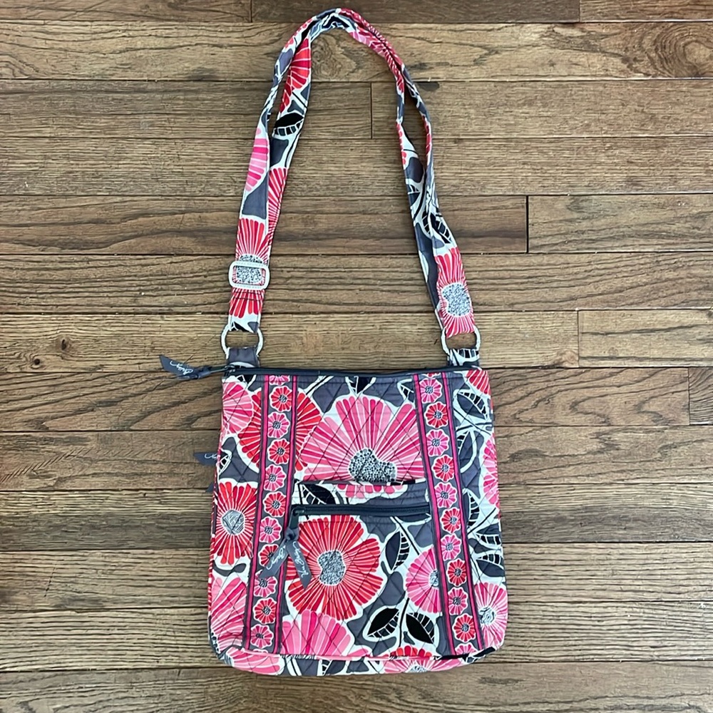 Vera Bradley Cheery Blossoms classic hipster crossbody purse